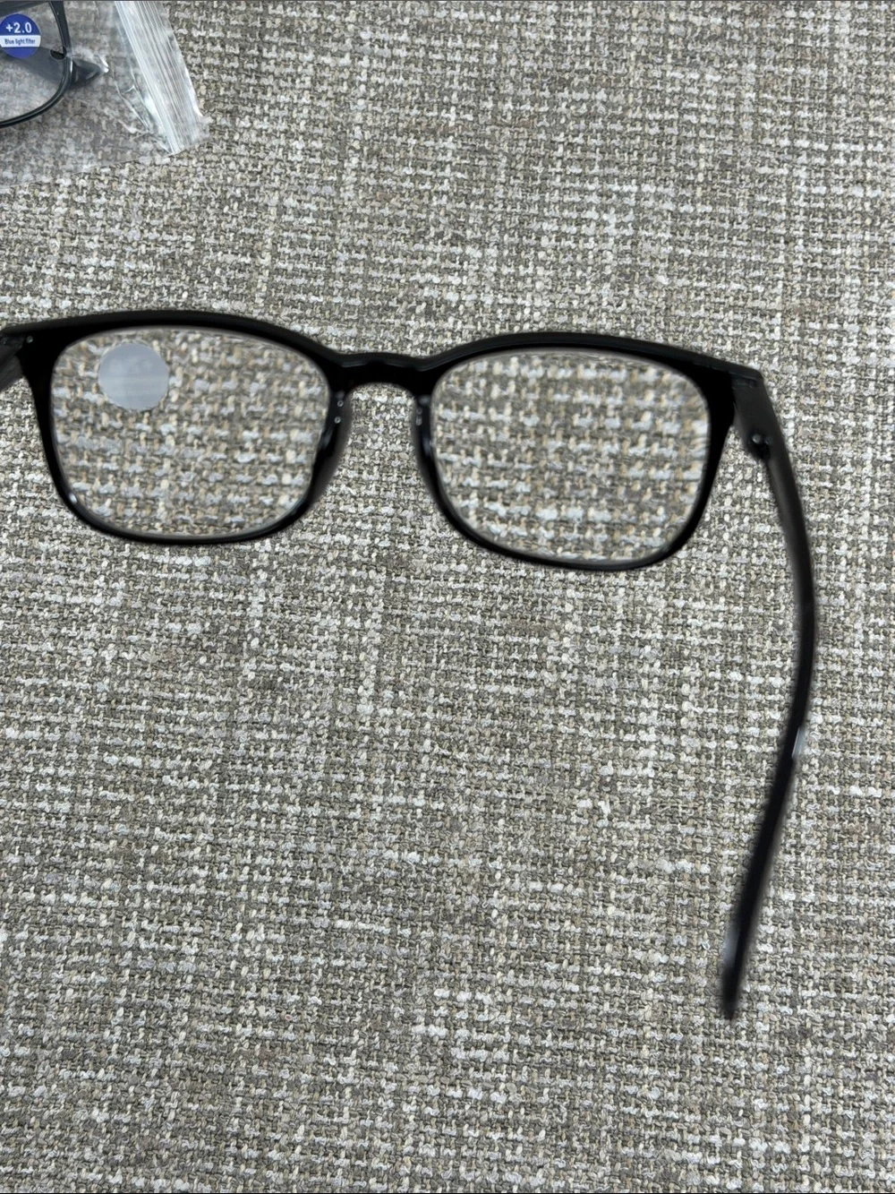 Classic Black Reading Glasses - +2.0 Strength